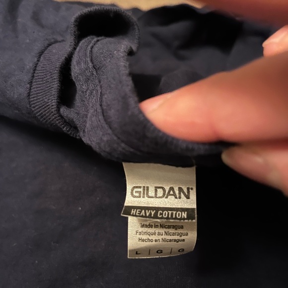 Gildan Navy T-Shirts (Pack of 10) - Picture 2 of 3